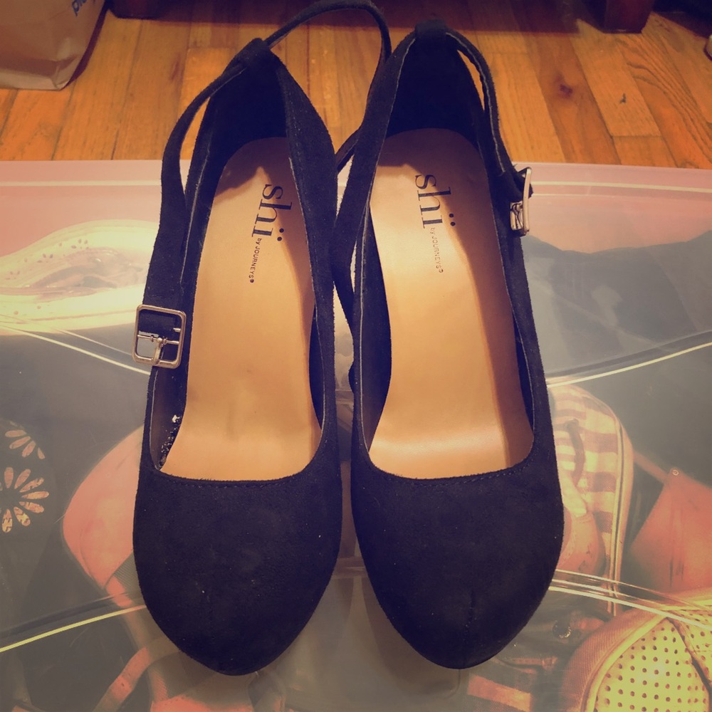 Black heels